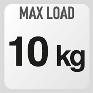 Załadunek kufra centralnego V56NNMAxia to 10kg