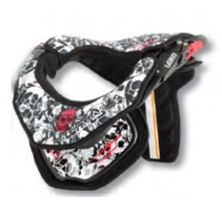 LEATT BRACE NAKLEJKI I PODUSZKI SKULL WHITE GPX ADVENTURE I/II/III CLUB I/II