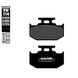GALFER FD114G1054 KLOCKI HAMULCOWE KH152 PÓŁMETALICZNE