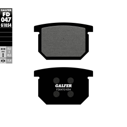 GALFER FD047G1054 KLOCKI HAMULCOWE KH065 PÓŁMETALICZNE
