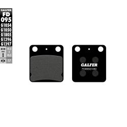 GALFER FD095G1050 KLOCKI HAMULCOWE KH054 PÓŁMETALICZNE