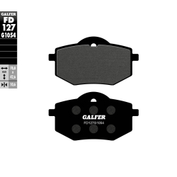 GALFER FD127G1054 KLOCKI HAMULCOWE KH136 PÓŁMETALICZNE