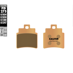 GALFER FD275G1397 KLOCKI HAMULCOWE KH355 SPIEK METALICZNY (ZŁOTE)