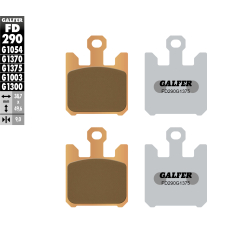 GALFER FD290G1375 KLOCKI HAMULCOWE KH369/4 SPIEK METALICZNY (ZŁOTE) SPORT