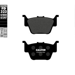 GALFER FD323G1054 KLOCKI HAMULCOWE KH373 PÓŁMETALICZNE TYŁ LEWY HONDA TRX 420 09-19, TRX 450 04-09, TRX 500 14-19, TRX 650 RINCON 03-05, TRX 680 RUBIC