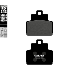 GALFER FD343G1054 KLOCKI HAMULCOWE KH425 PÓŁMETALICZNE SKUTERY PIAGGIO TYŁ