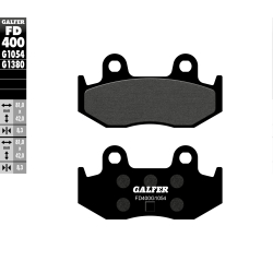 GALFER FD400G1054 KLOCKI HAMULCOWE KH411 PÓŁMETALICZNE