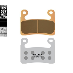 GALFER FD537G1375 KLOCKI HAMULCOWE KH724 SPIEK METALICZNY (ZŁOTE) SPORT BMW S 1000RR 19-23; S 1000XR 20-23; R 1250GS 19-23; R1250RT 19-23