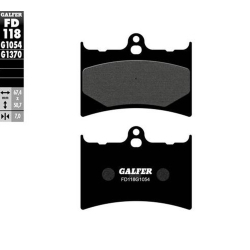 GALFER FD118G1054 KLOCKI HAMULCOWE KH126 PÓŁMETALICZNE