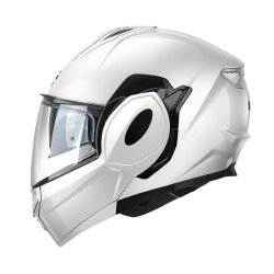 KAPPA KASK KV55 SOLID SZCZĘKOWY MODUŁOWY (FLIP-BACK) Z BLENDĄ KOLOR BIAŁY ROZMIAR 56 / S (HOMOLOGACJA ECE 22R06) HKKV55B