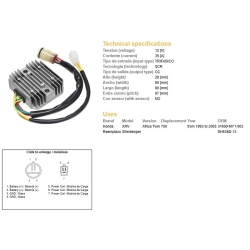 DZE REGULATOR NAPIĘCIA HONDA XRV 750 AFRICA TWIN 93-03 (35A)