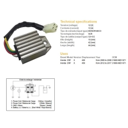 DZE REGULATOR NAPIĘCIA HONDA CRF 450X 05-17