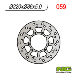 NG TARCZA HAMULCOWA TYŁ YAMAHA XT 600 E 95-03, XTZ 660 91-94 NG059
