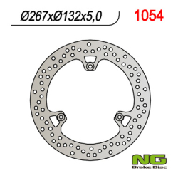 NG TARCZA HAMULCOWA TYŁ YAMAHA YP 400 MAJESTY 04-13, XMAX 400 13-16, GRAND MAJESTY 250 04-05 NG1054