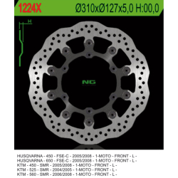 NG TARCZA HAMULCOWA PRZÓD HUSABERG FS 570 10-11, FS 450 05-08, KTM SMR 450 04-14, SMR 525 / 560 05-08 WAVE NG1224X