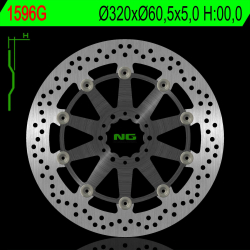 NG TARCZA HAMULCOWA PRZÓD KTM DUKE 390 / ABS 17, RC 250 / 390 / ABS 17 NG1596G