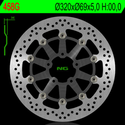NG TARCZA HAMULCOWA PRZÓD SUZUKI GSXR600/750 97-03, GSXR1000 00-04, TL1000, GSXR1300 HAYABUSA 99-07, GSX 1400 02-07 NG45