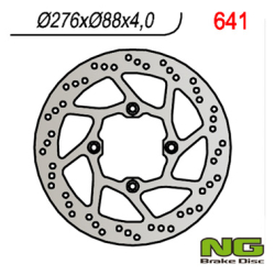 NG TARCZA HAMULCOWA PRZÓD HONDA XL 125 V VARADERO 01-13 NG641
