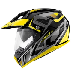 KAPPA KASK KV30 EVO GRAYER DUAL OFF ROAD Z SZYBĄ I BLENDĄ KOLOR CZARNY MAT/SZARY/ŻÓŁTY ROZM. XL/61 ( HOMOLOGACJA ECE 22R