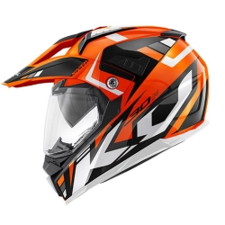 KAPPA KASK KV30 EVO GRAYER DUAL OFF ROAD Z SZYBĄ I BLENDĄ KOLOR POMARAŃCZOWY/CZARNY ROZM. XS/54 ( HOMOLOGACJA ECE 22R06