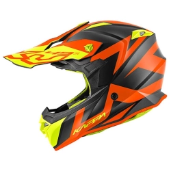 KAPPA KASK KV49 EVO GREAT CROSS KOLOR CZARNY MAT/POMARAŃCZOWY ROZM. 60 / L ( HOMOLOGACJA ECE 22R06 ) HKKV49RREBE60