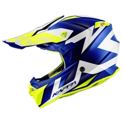 KAPPA KASK KV49 EVO GREAT CROSS KOLOR NIEBIESKI MAT/BIAŁY ROZM. 60 / L ( HOMOLOGACJA ECE 22R06 ) HKKV49RRELW60