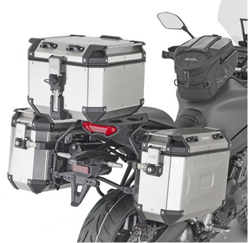 Aluminiowe kufry boczne Kappa K'Force na motocyklu