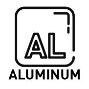Kufer wykonany z aluminium