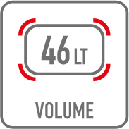 Pojemność kufra Givi E460 to 46 litrów