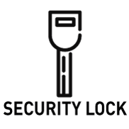 Zamki zastosowane w kufrze Kappa KMS44B Security Lock